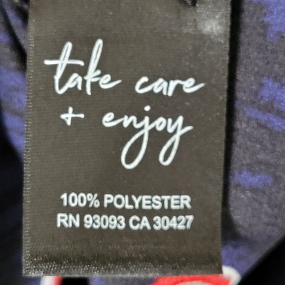 NIC+ZOE Party Pears Printed Button Up Shirt Plus Size Black Multi 3/4 Sleeve - Picture 13 of 13